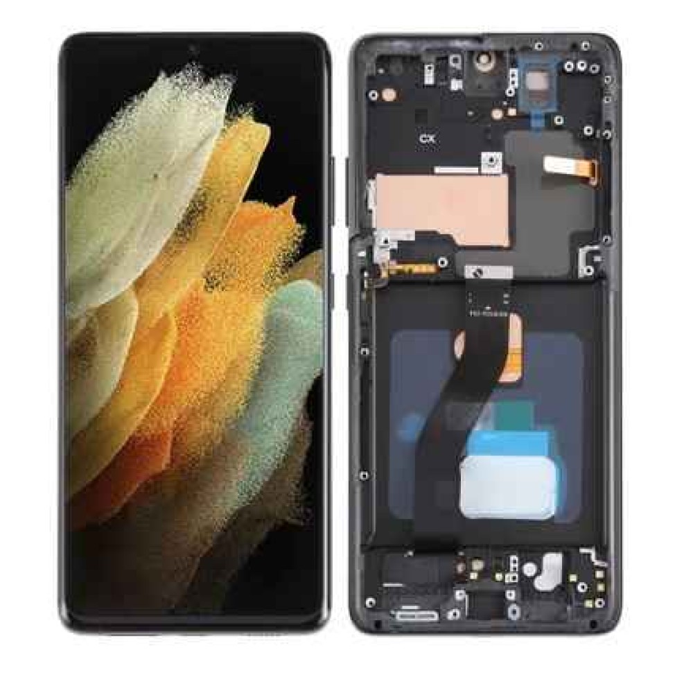 Samsung Galaxy S21 Ultra 5G LCD Screen With Frame Module Black